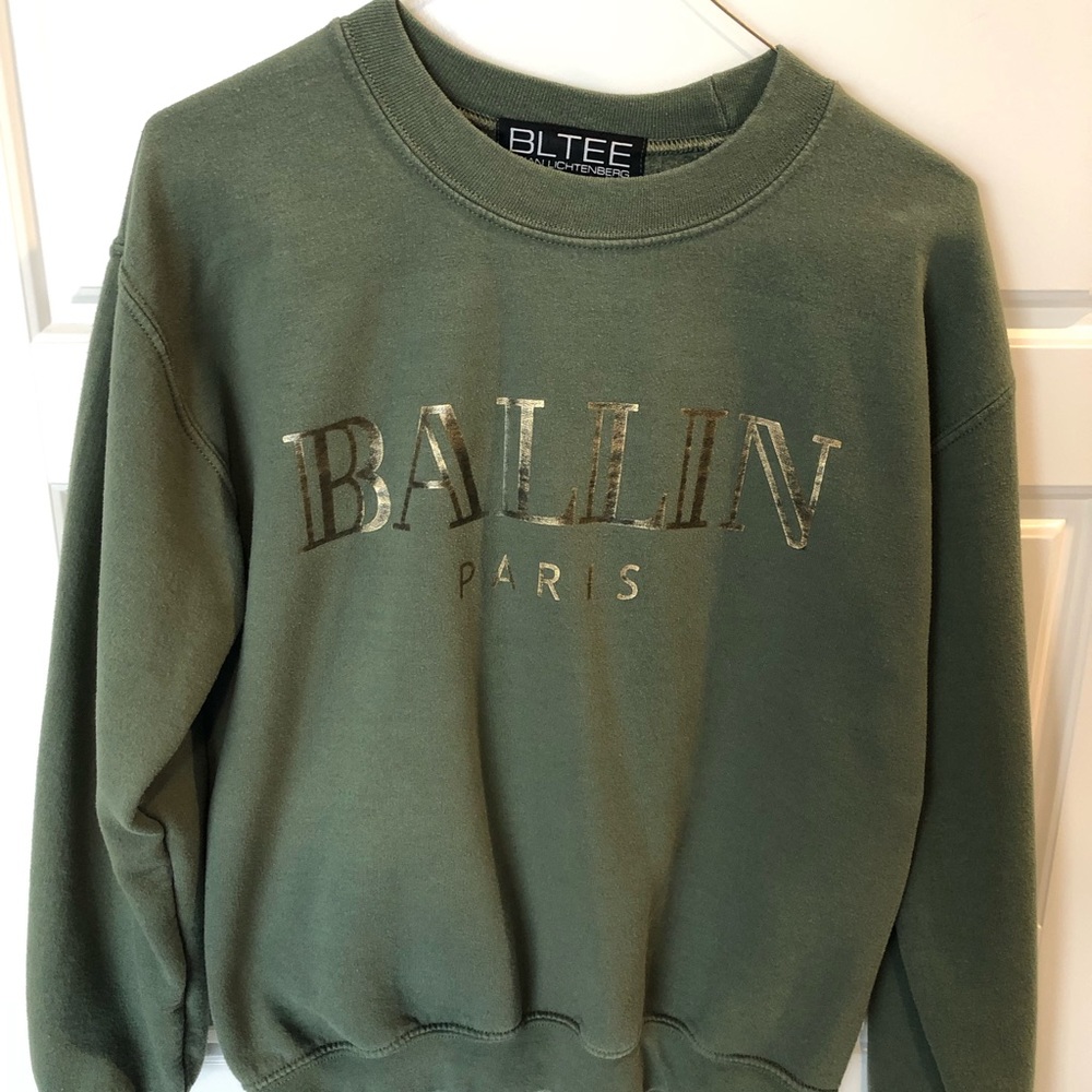 Brian Lichtenberg BALLIN SWEATSHIRT CREWNECK Sz S